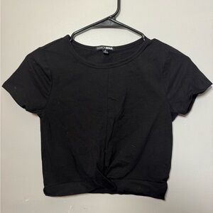 Fashion Nova Black Crop Top